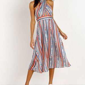 ASTR the Label, Gemma Dress, Geo Stripe, Size S